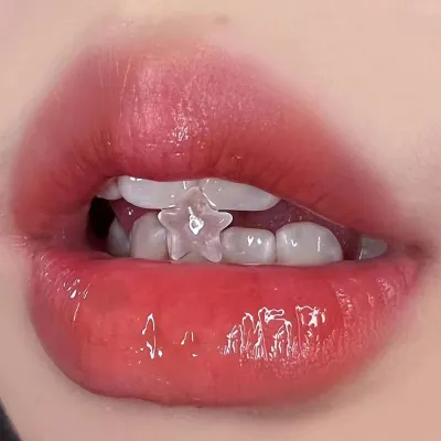 Women Fashion Simple Luminous Stars Acrylic Tongue Nail Body Piercing Jewelry Stainless Steel 10-Bag