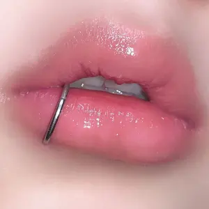 Women Fashion Round Stainless Steel Lip Ring Body Piercing Jewelry