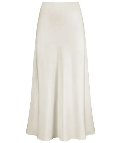 Summer Women Fashion Casual Silky Forging High Waist Fishtail Skirt
