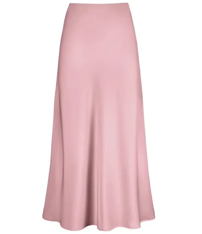 Summer Women Fashion Casual Silky Forging High Waist Fishtail Skirt