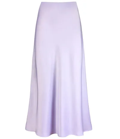Summer Women Fashion Casual Silky Forging High Waist Fishtail Skirt