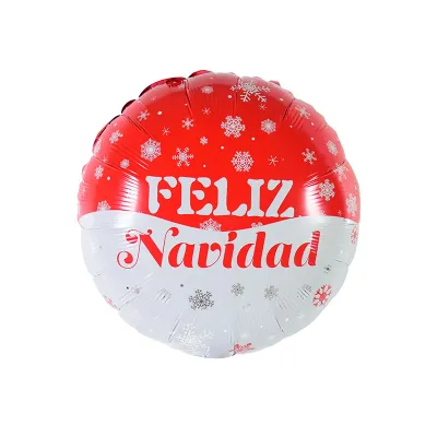 Christmas 18 Inch Spanish Christmas Tree Snowman Old Man Crutch Aluminum Balloon Party Decoration 50-Bag