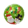 18 Inch Round Spanish Merry Christmas