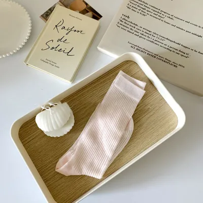 Women's Fashion Solid Color Pit Socks