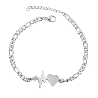 Women's Fashion Stainless Steel Hollow Butterfly Heart Bracelet Unisex Original Design