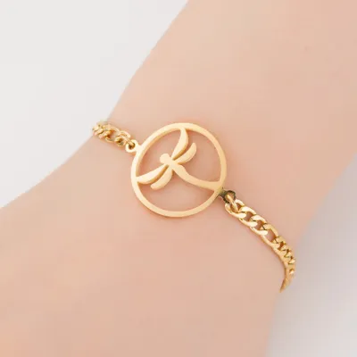 Women's Fashion Stainless Steel Hollow Butterfly Heart Bracelet Unisex Original Design