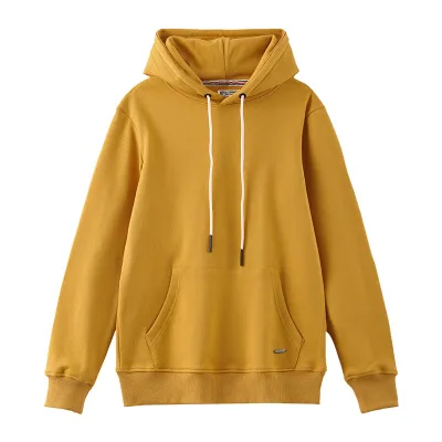 360g Spring And Autumn Heavy Ami Kaji Solid Color Sports Leisure Men And Women Pullover Hoodie Custom