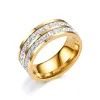 Gold-Double Row Zircon