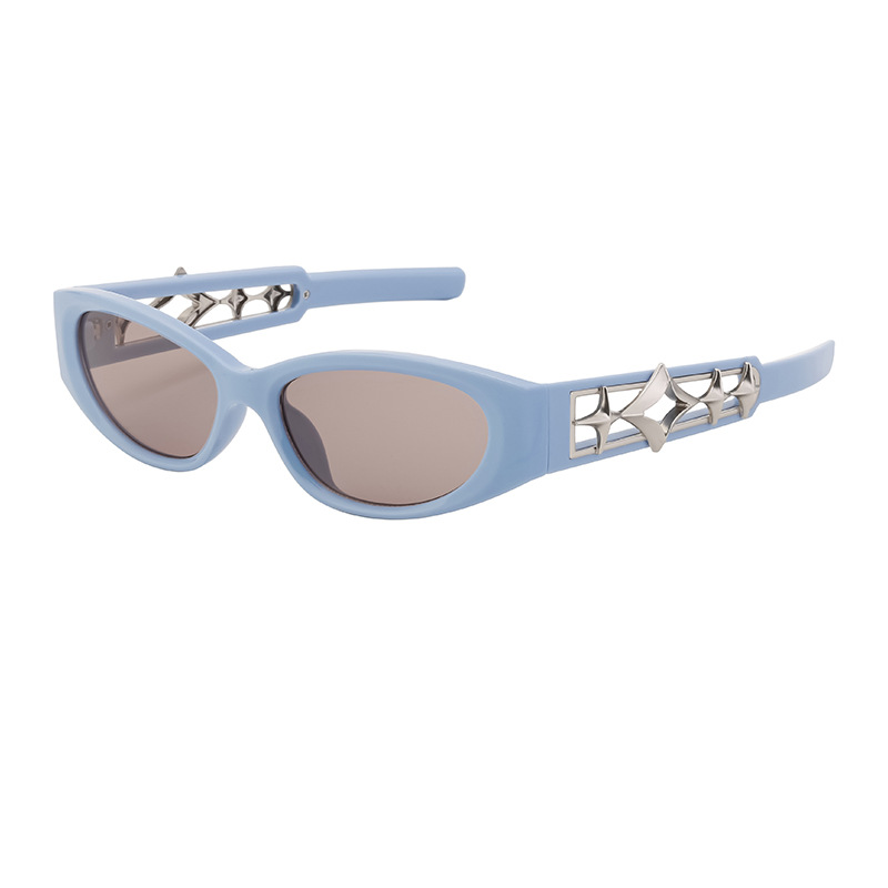 Wholesale Women Fashion Y2K Hollow Stars Small Frame Sunglasses