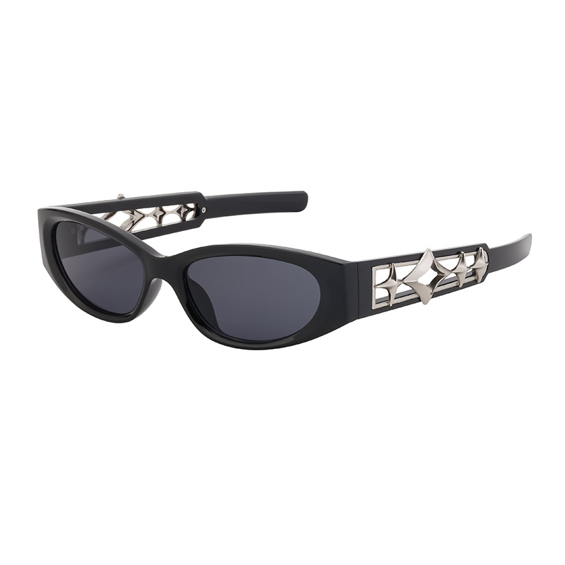 Wholesale Women Fashion Y2K Hollow Stars Small Frame Sunglasses