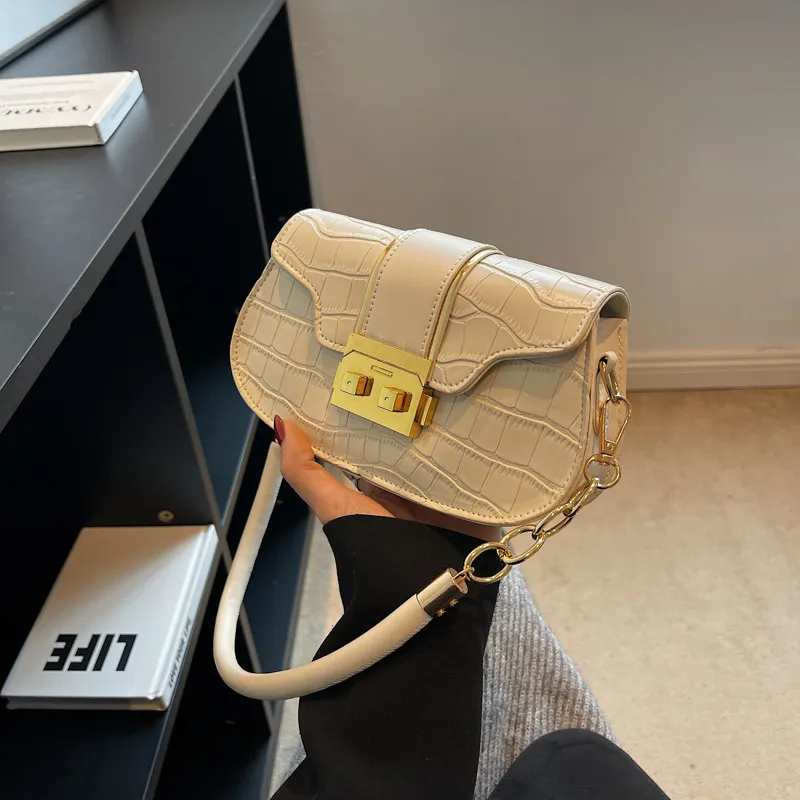 Fashionable Simple PU Underarm Small Square Bag