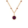 June Purple-Rose Gold