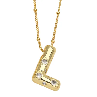 Women Fashion 26 English Alphabet Pendant Necklace