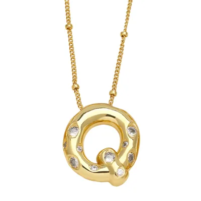 Women Fashion 26 English Alphabet Pendant Necklace