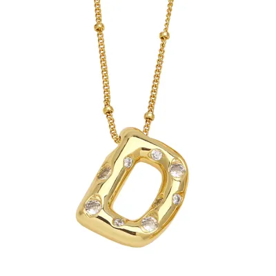 Women Fashion 26 English Alphabet Pendant Necklace