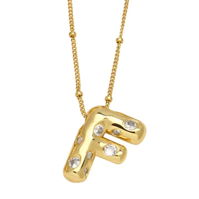 Women Fashion 26 English Alphabet Pendant Necklace