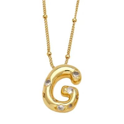 Women Fashion 26 English Alphabet Pendant Necklace