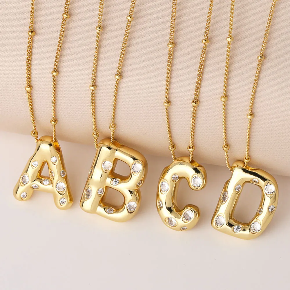 Women Fashion 26 English Alphabet Pendant Necklace