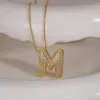 Full Diamond Letter Box Chain M