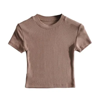 Summer Stretch Crop Top T-Shirt
