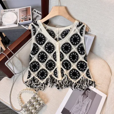 Bohemian Women Knitted Tassel Vest