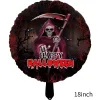 18 Inch Bloody Skull Halloween Ball
