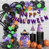 Halloween Black Spider Green Suit
