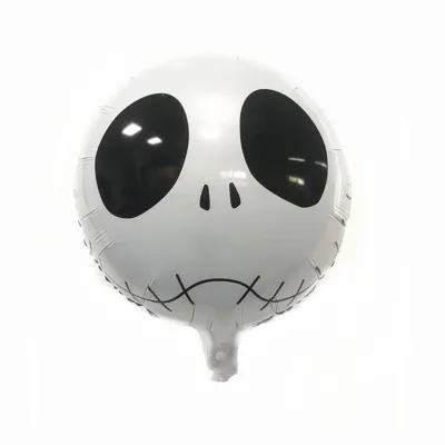 18 Inch Halloween Witch Pumpkin Skull Aluminum Film Balloon Decoration 50-Pack