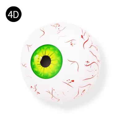 Halloween Cartoon Funny 4D Eye Modeling Aluminum Balloon Decoration 10-Bag