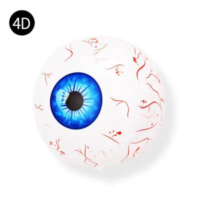 Halloween Cartoon Funny 4D Eye Modeling Aluminum Balloon Decoration 10-Bag