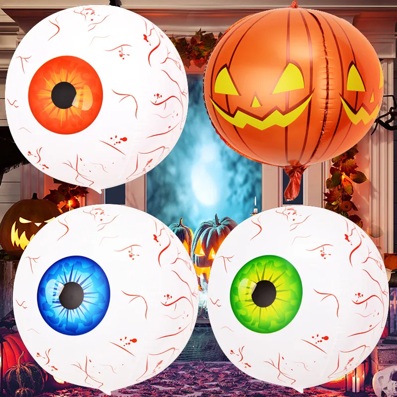 Halloween Cartoon Funny 4D Eye Modeling Aluminum Balloon Decoration 10-Bag
