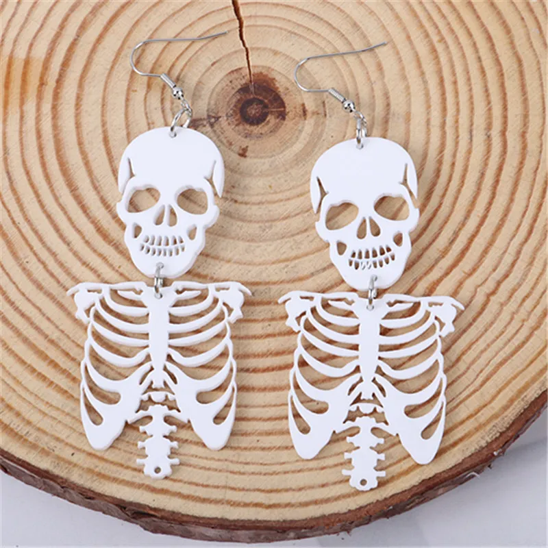 Gothic Halloween Exaggerated Creative Skull Earrings