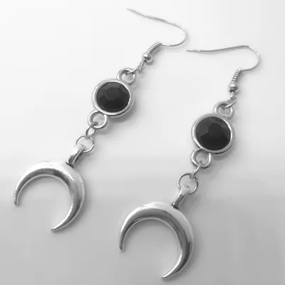 Gothic Five-Pointed Star Hollow Cross Punk Earrings