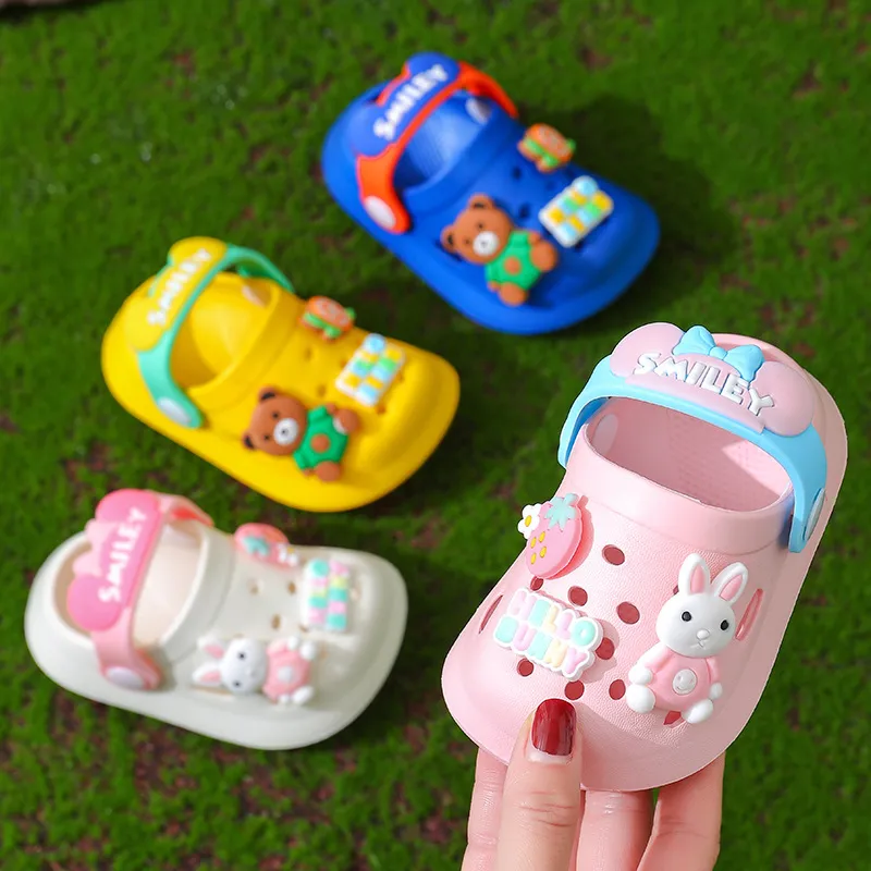 Summer Children Fashion Cartoon Hollow EVA Sandals for Boys