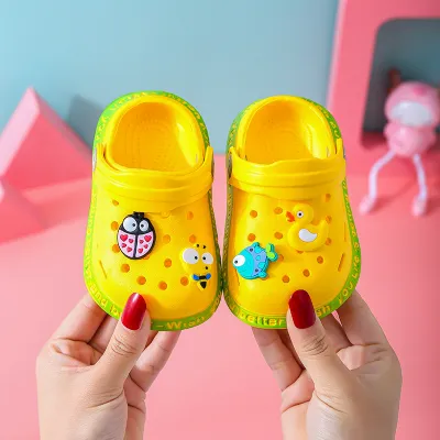 Children Fashion Solid Color Hollow EVA Sandals for Boys Kids
