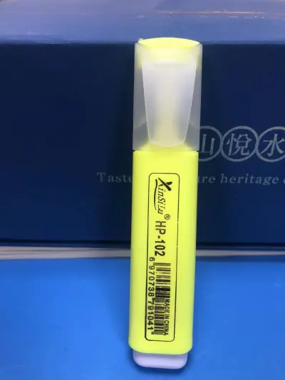 Fluorescent Flat Head Highlighter Marker Pen for Students