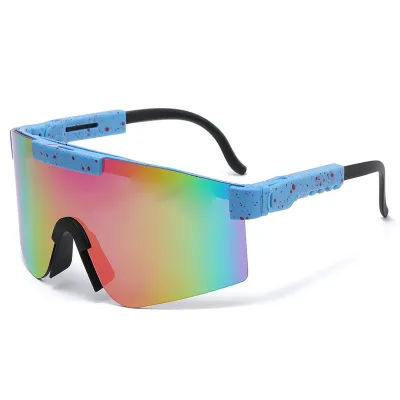 Simple Neutral Fashion Colorful Outdoor Sports Windshield Riding Sunglasses
