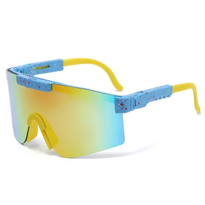 Simple Neutral Fashion Colorful Outdoor Sports Windshield Riding Sunglasses