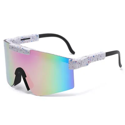 Simple Neutral Fashion Colorful Outdoor Sports Windshield Riding Sunglasses