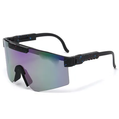 Simple Neutral Fashion Colorful Outdoor Sports Windshield Riding Sunglasses