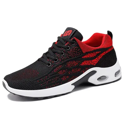 Men Fashion Casual Commuter Lace-Up Thick-Soled Mesh Sneakers
