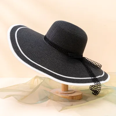 Summer Women Fashion Straw Woven Big Brim Sun Hat