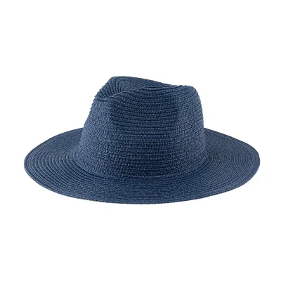 Women Fashion Solid Color Straw Woven Sunscreen Hat