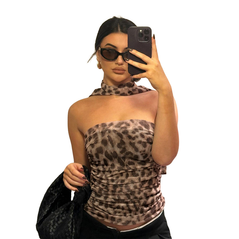 Wholesale Sexy Summer Women Fashion Street Hot Girl Leopard