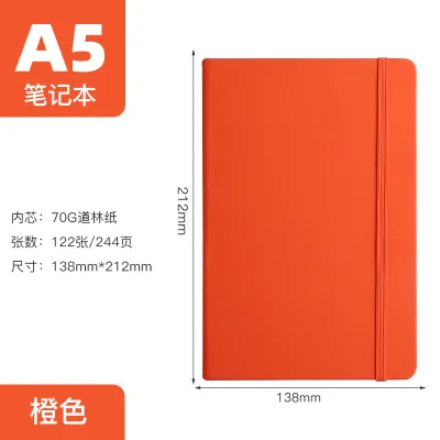 A5 Business Elastic Band Notepad Office Student Stationery