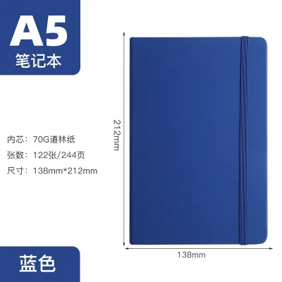 A5 Business Elastic Band Notepad Office Student Stationery