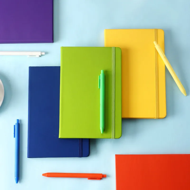 A5 Business Elastic Band Notepad Office Student Stationery