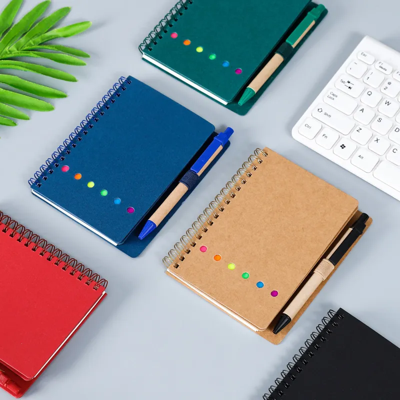 A5 Coil Notebook Simple Office Stationery Meeting Record Book Student Exercise Book