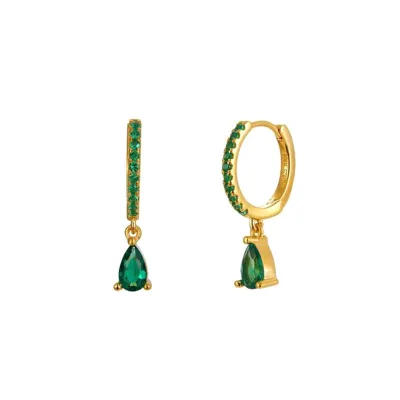 Women's Multicolor Zircon Diamond Geometric Earrings Copper Fashion Commuter