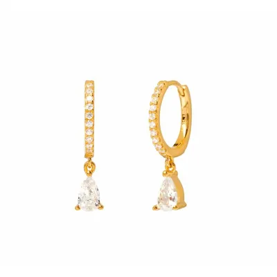 Women's Multicolor Zircon Diamond Geometric Earrings Copper Fashion Commuter